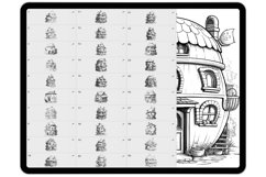 55 Procreate Hobbit Houses Stamp Brushes Product Image 6