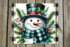 Xmas Snowman | retro Christmas Skinny tumbler sublimation Product Image 5