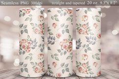 Floral Tumbler Sublimation Bundle | Roses Tumbler Wrap 20oz Product Image 6