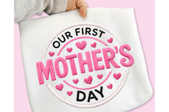 Mother's Day PNG, She is Mom PNG, Faux Yarn Mama PNG, Mother Product Image 6