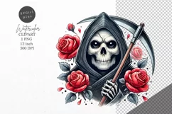 Halloween clipart, Death clipart, Autumn clipart Product Image 1