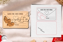 Valentine's Day Couple Keychains SVG Bundle | Laser Cut Product Image 5