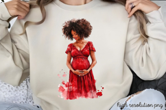 Mothers Day Pregnant Sublimation PNG Product Image 1