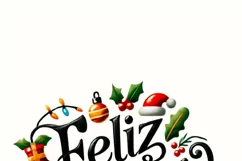 Festive Feliz Navidad for Shirt, Spanish Christmas Digital Product Image 2