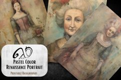 Pastel Color Renaissance Portrait Product Image 4