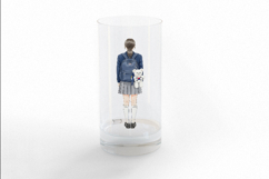 Modern Student Uniform Taegeukgi Bear Keychain PNG Product Image 3