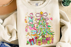 Colorful Christmas Tree Sublimation, Christmas Png Product Image 11