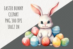 Easter Bunny Clipart | Spring Clipart | Easter Sublimation Product Image 1