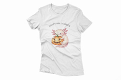 Halloween Axolotl Jack O Lantern Pumpkin PNG Uparupa Product Image 2