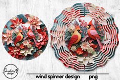 Cardinal wind spinner, Christmas wind spinner Product Image 1