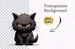 Sarcastic Funny Grumpy Grey Cat, Cat sublimation Product Image 2
