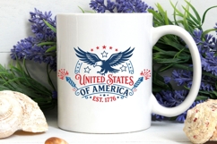 United States Of America Est. 1776 Svg, USA Eagle Svg. Product Image 6