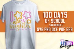 100 days of school SVG Design|Quotes SVG Design | School SVG Product Image 1