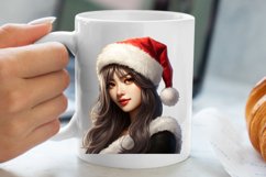 Black Red Christmas Clipart, Black Red Christmas Clip Product Image 5