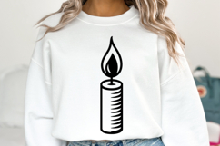 Christmas Candle Svg | Christmas svg | Shirt Svg Product Image 5