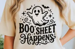 Boo Sheet Happens Svg, Funny Halloween Svg, Funny spooky Svg Product Image 6
