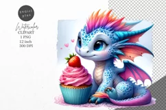 Dragon clipart, Fantasy clipart, Nursery clipart Product Image 1