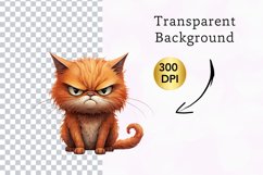 Sarcastic Dark Orange Grumpy Cat, Grumpy Cat sublimation Product Image 2