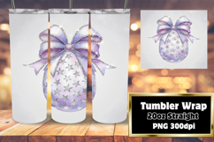 GRACEFUL 20oz Tumbler Wrap , Easter Egg Product Image 1