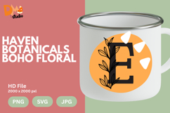 Haven Botanicals Boho Floral Monogram Product Image 1