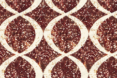 Retro Geometric Glitter Pattern Background with Circular Des Product Image 1