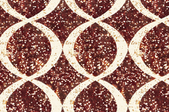 Brown and white patterned floor with a geometric design Product Image 1
