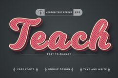 Set 10 School Editable Text Effects | Font Styles Product Image 10