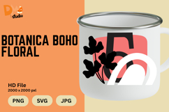 Botanica Boho Floral Monogram Product Image 1