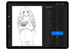 19 Procreate Preppy style Stamp Brushes Product Image 3