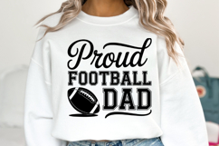 Proud Football Dad Svg | Game Day Svg | Shirt Svg Product Image 5