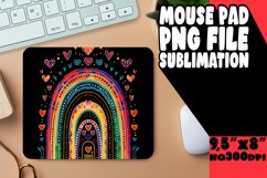 Rainbow Splendor: Sublimation Mouse Pad Product Image 1