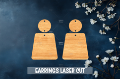 60 SUPER Summer Style Laser Cut Earrings SVG File Product Image 6