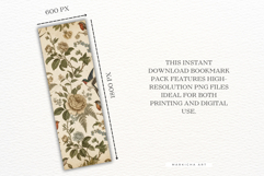 Botanical Spring Floral Bookmarks PNG Product Image 5