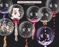 Transparent Balloons Creator Clipart Product Image 5