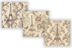 Vintage Parisian Pattern Pack, French Chic Seamless Designs Product Image 4