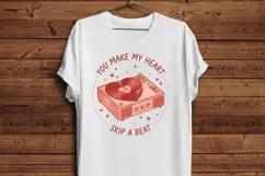 Retro Valentine Sublimation PNG - You Make My Heart Product Image 5