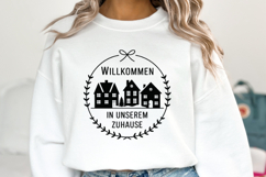 Willkommen in Unserem Zuhause Svg | Christmas Shirt Svg Product Image 5