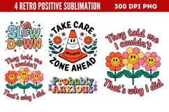 Retro Positive Sublimation Bundle PNG Product Image 4