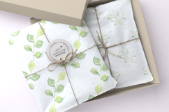 Leaves Green Seamless Pattern Watercolor Greenery Eco Product Image 5