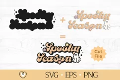 Spooky Season SVG, PNG, Retro Halloween svg, Cute Halloween Product Image 5