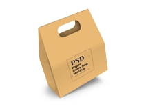 Food Paper Carry Bag Mockup Template Photoshop Product Image 5
