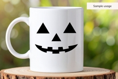 Smiling Jack O Lantern Face SVG Product Image 5
