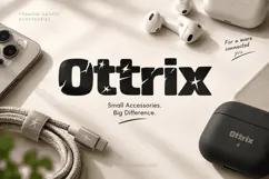 Axeblast Cracked Font - Heavy Stone Font for Bold Brands Product Image 5