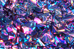 Holographic foil fragments in shades of purple and blue Product Image 1