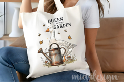 Queen Of The Garden PNG, Gardener Goose Png, Sublimation Product Image 4