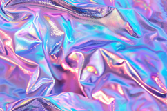 Iridescent Holographic Foil Fabric Texture Background Product Image 1