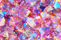 Holographic Crystal Prism Glitter Background Texture Product Image 1