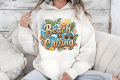 Beach Is Calling PNG, Tropical Summer Sublimation Design Product Image 5