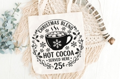 Christmas Blend Hot Cocoa Served Here Svg, Hot Chocolate Svg Product Image 5