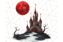 Dark Enchanted Princesses, Gothic Fairy Tale Clipart PNG Product Image 2
